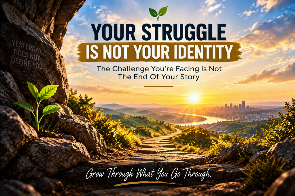 YOUR STRUGGLE IS NOT YOUR&nbsp;IDENTITY